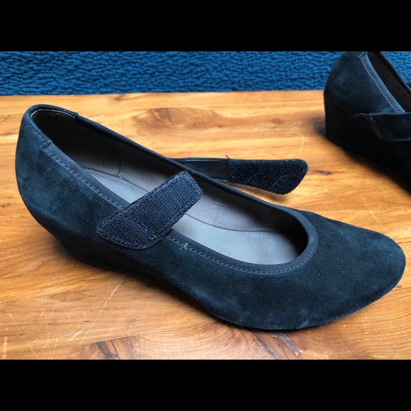 Gabor 55-362 black Mary Jane wedges sz 8.5 (UK 6) - Picture 7 of 10